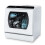 Hermitlux Table Top Dishwasher, Mini Countertop Dishwasher with 4 1