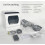 Hermitlux Table Top Dishwasher, Mini Countertop Dishwasher with 4 8