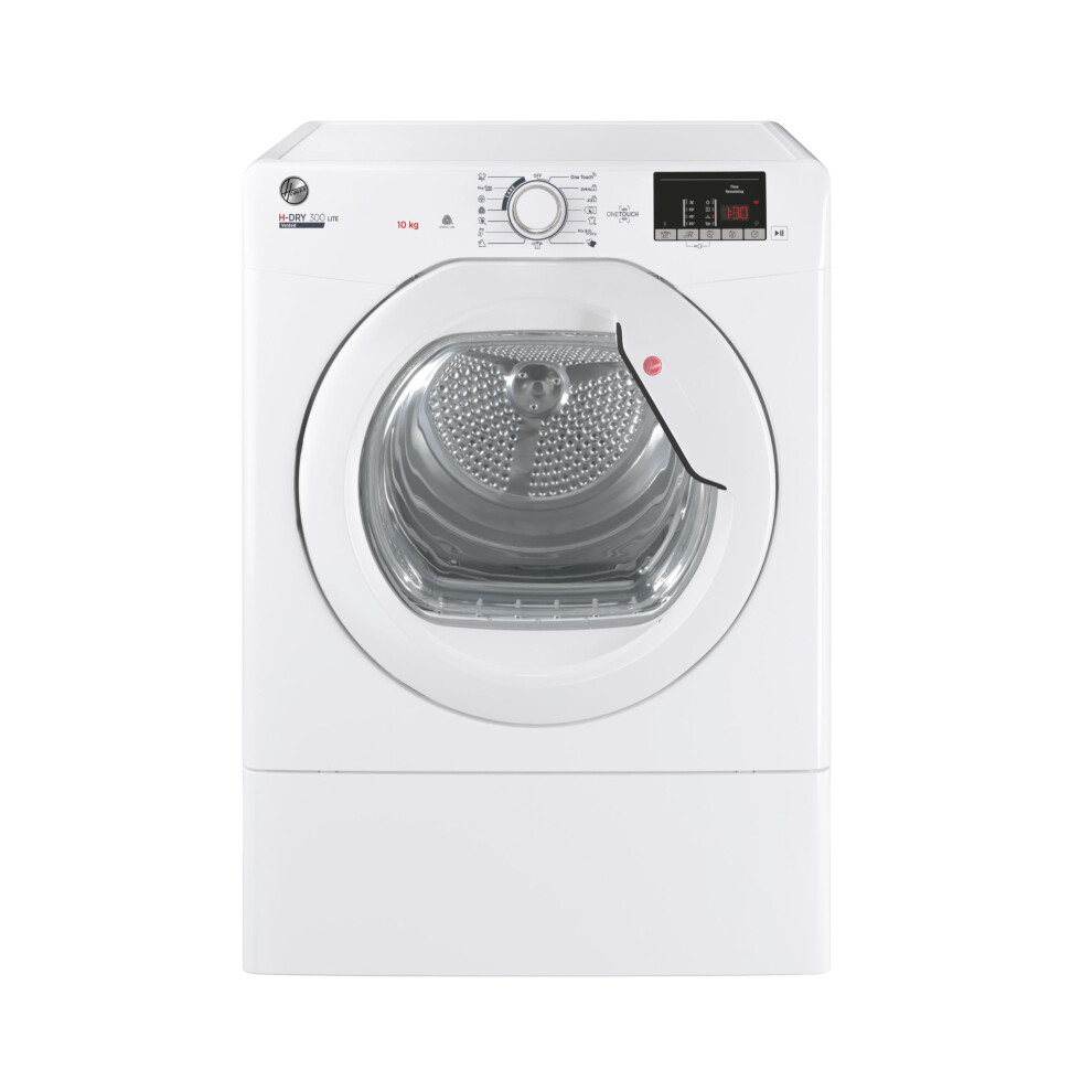 Hoover Hlev10dg 10Kg Vented Tumble Dryer, Digital Display White