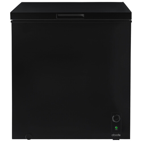 Abode Freestanding Black Chest Freezer 198L with Removable Wire