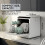 Hermitlux Table Top Dishwasher, Mini Countertop Dishwasher with 4 2