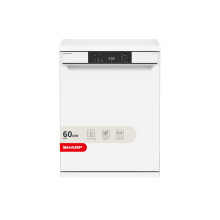SHARP QW-NA1CF47EW, Freestanding, Dishwasher, 13 Place Settings,