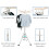 Concise Home Portable electric clothes dryer 1000W large capacity 4