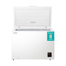 Hisense FC386D4AWLE 297Litres Freestanding Chest Freezer, 4 Star