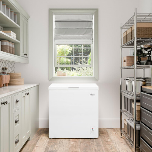 Willow W142CFW 141L Freestanding Chest Freezer with Removable Storage 1