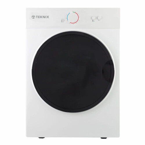 Teknix TKV3W Compact Freestanding 3kg Vented Mini Dryer - 3 Heating