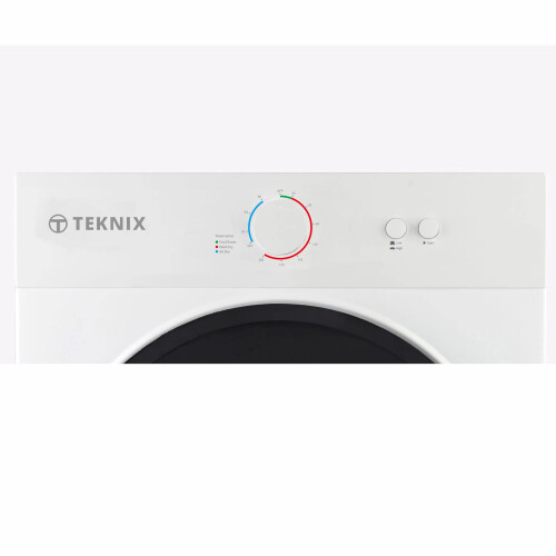 Teknix TKV3W Compact Freestanding 3kg Vented Mini Dryer - 3 Heating 2