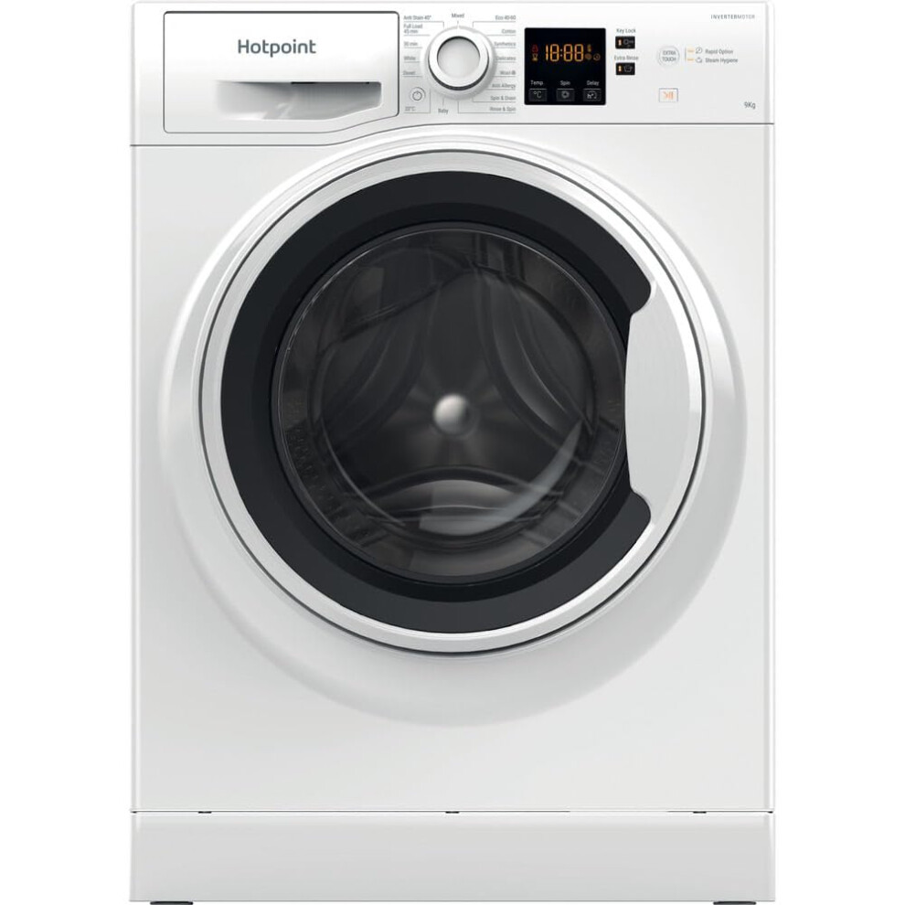 Hotpoint Nswa 946 Ww Uk 9Kg Washing Machine With 1400 Rpm - A White