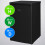 Abode Under Counter Freezer 55cm Wide Freestanding Black 91 Litre 2