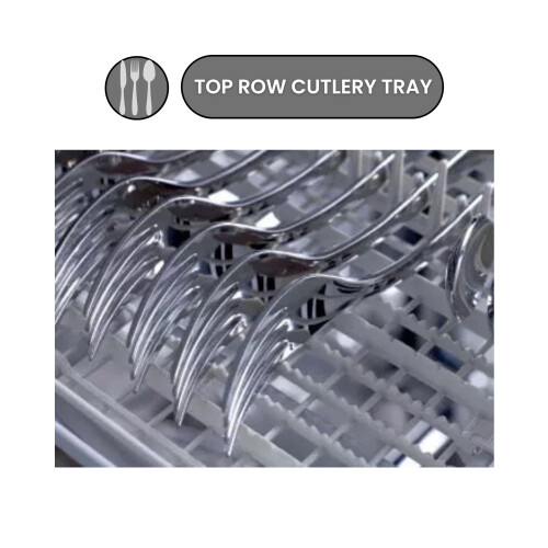 Teknix TFD616W Freestanding Dishwasher - 14 Place Settings - Top 2