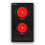 VBGK Double Ceramic Hob 3000W, Plug in 2 Ring Electric Hob with LCD 1