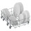 Beko BEKO DVS04X20W Slimline Dishwasher - White - E Rated 4