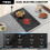 VBGK Double Ceramic Hob 3000W, Plug in 2 Ring Electric Hob with LCD 4