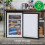 Abode Under Counter Freezer 55cm Wide Freestanding Black 91 Litre 5