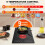 VBGK Double Ceramic Hob 3000W, Plug in 2 Ring Electric Hob with LCD 7