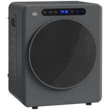 HOMCOM 4kg Vented Tumble Dryer, 1000W Compact Freestanding Front