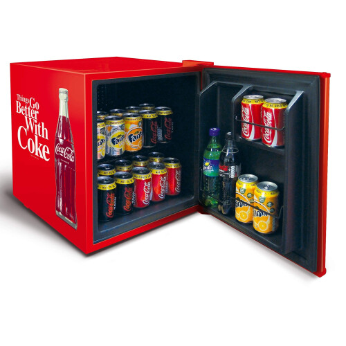 Husky Husky HUS-EL196 Coca Cola Design Mini Fridge/Drinks Cooler, Red 1