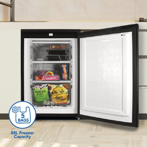 Igenix Igenix IG355B Freestanding Under Counter Freezer with 3 Large 2