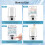 Portable Washing Machine, 1.5L Capacity 3600MH Wireless Rechargeable 5