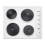 Haden Haden Electric Hob 60cm with 4 Solid Plate Burners, White Electric 1
