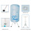 Concise Home Portable electric clothes dryer 1000W large capacity 3