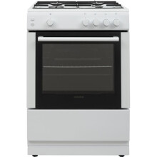 Electra 60cm Gas Cooker - White - A Rated
