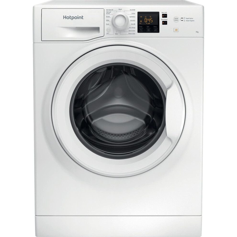 Hotpoint 7Kg 1400Rpm Freestanding Washing Machine - White