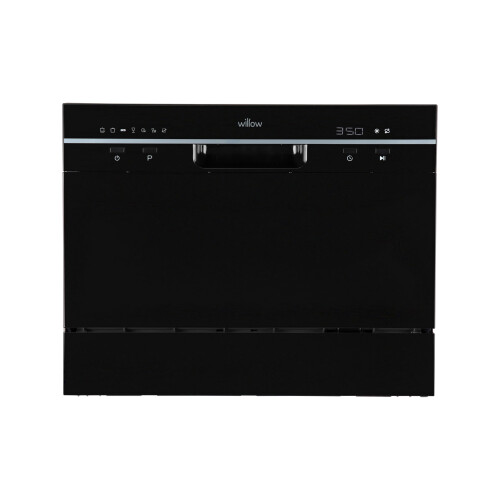 Willow WTTD6B 55cm Tabletop Dishwasher with 6 Place Settings, 7