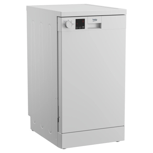 Beko BEKO DVS04X20W Slimline Dishwasher - White - E Rated 1