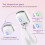 Smart Heated Eyelash Curler 2 Temperature Modes USB Rechargeable Handheld White 3