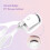 Smart Heated Eyelash Curler 2 Temperature Modes USB Rechargeable Handheld White 5