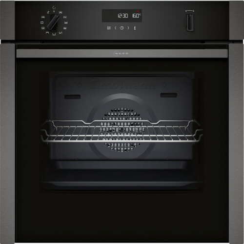 Neff NEFF, N50, B6ACH7AG7B, 60cm Built-in Single Oven with Hide, Home