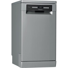 Hotpoint HSFO 3T223 W X UK N Freestanding Slimline Dishwasher, 10