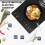 VBGK Double Ceramic Hob 3000W, Plug in 2 Ring Electric Hob with LCD 6