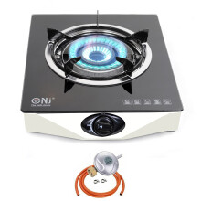 NJ NGB-S1 Gas Stove 1 Burner Cooker Tempered Glass with Safety Device