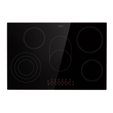 Klarstein glass ceramic hob, stove with 5 hobs, 8500 W hob, modern