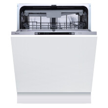 Hisense Fully Integrated Standard Dishwasher - Silver with Fixed Door