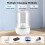 Portable Washing Machine, 1.5L Capacity 3600MH Wireless Rechargeable 7