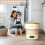 Portable Washing Machine, 16L 2KG Mini Foldable Washer and Spin Dryer 6