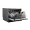 Willow WTTD6B 55cm Tabletop Dishwasher with 6 Place Settings, 7 8