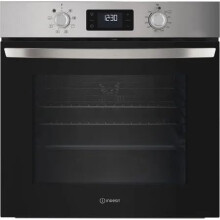 Indesit Turn&Go IO 253 X UK Electric Single Fan Oven, Built-in
