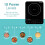 Abode Single Induction Hob Portable Digital Touch Control 2000W 5
