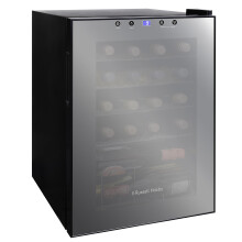 Russell Hobbs 20 Bottle 62L Mirrored Door Wine Cooler Freestanding