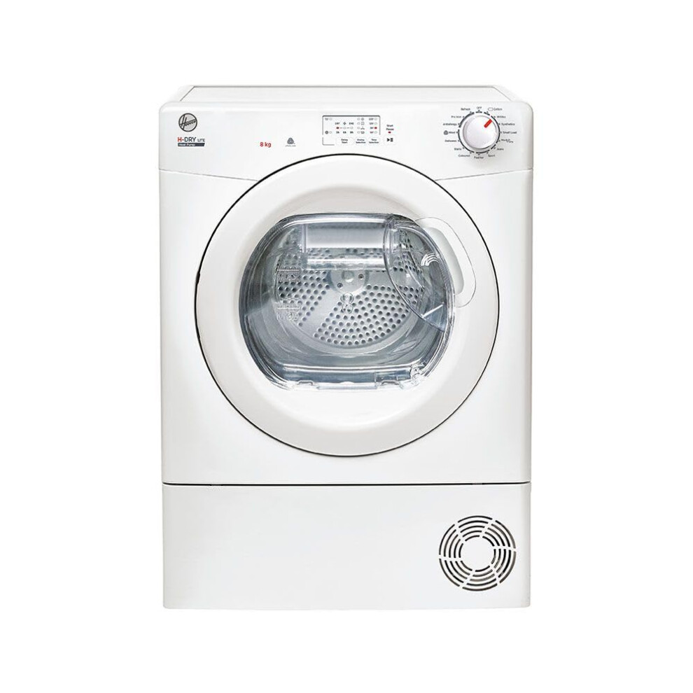 Hoover H-Dry 300 Hleh8a1le 8Kg Capacity, Front Load,A+ Energy,14