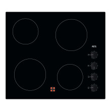 AEG 3000 Series Radiant Hob, Ceramic Hob, HK614000CB, 4 Cooking