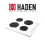 Haden Haden Electric Hob 60cm with 4 Solid Plate Burners, White Electric 7