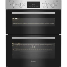 Indesit DUI 10D IX Built Under Electric Fan Double Oven - Stainless