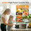 Cazooo Ceramic Hob, 60cm Built-in Electric Cooktop with Touch 6