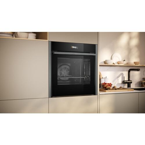 Neff NEFF N70 B54CR71G0B Slide and Hide Single Oven with Pyrolytic Self 2