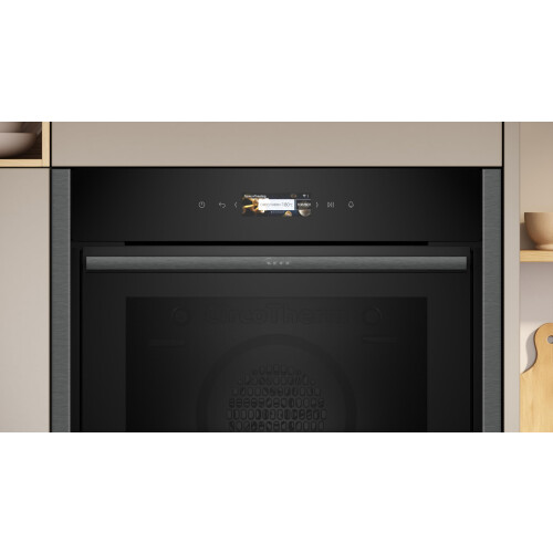 Neff NEFF N70 B54CR71G0B Slide and Hide Single Oven with Pyrolytic Self 1